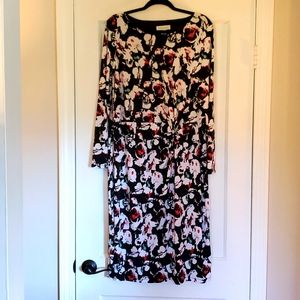 Christopher & Banks Plus Floral Size 16 Dress
